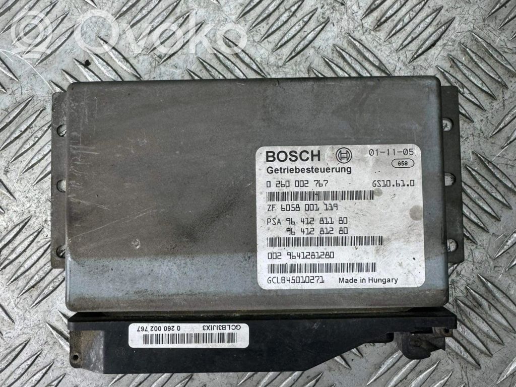Peugeot 607 Gearbox control unit/module 