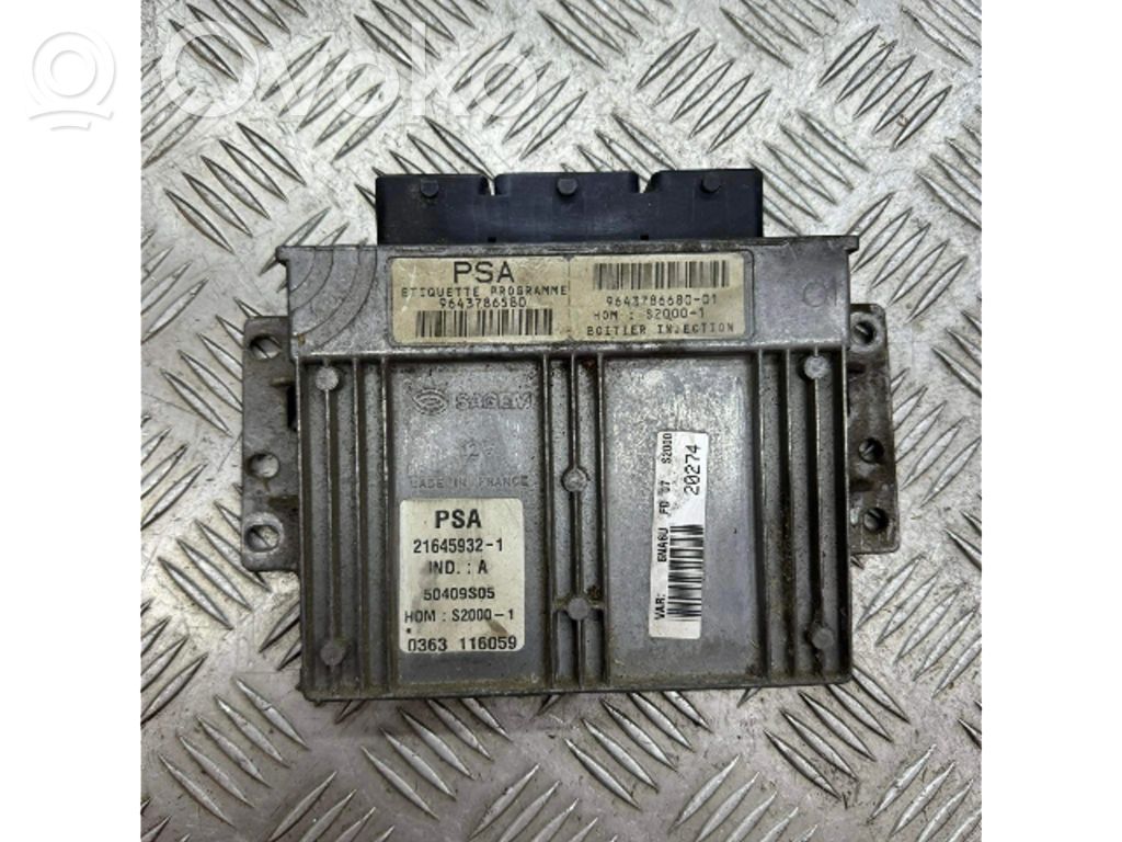 Citroen Xsara Engine control unit/module 