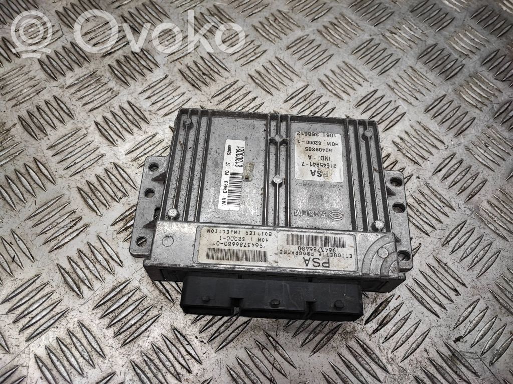 Citroen C5 Engine control unit/module 