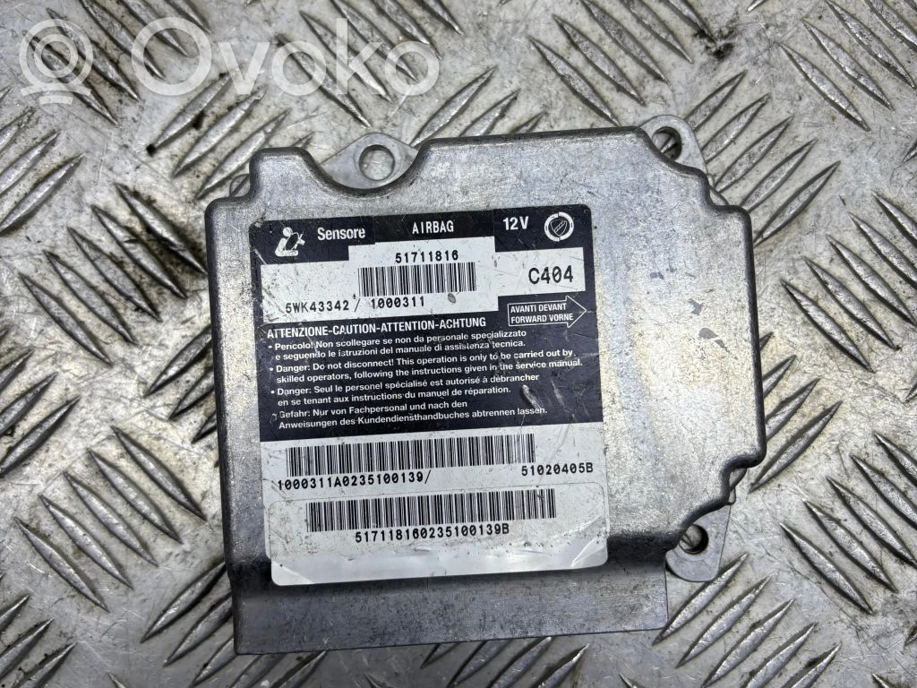 Fiat Stilo Airbag control unit/module 