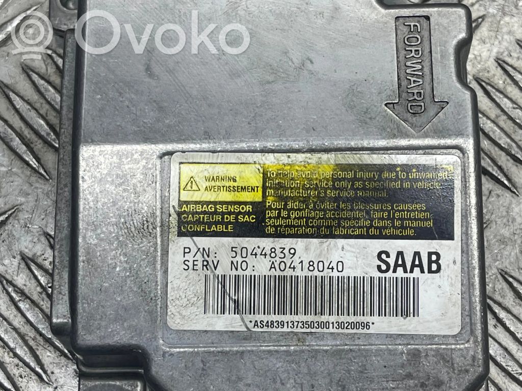 Saab 9-5 Unidad de control/módulo del Airbag 