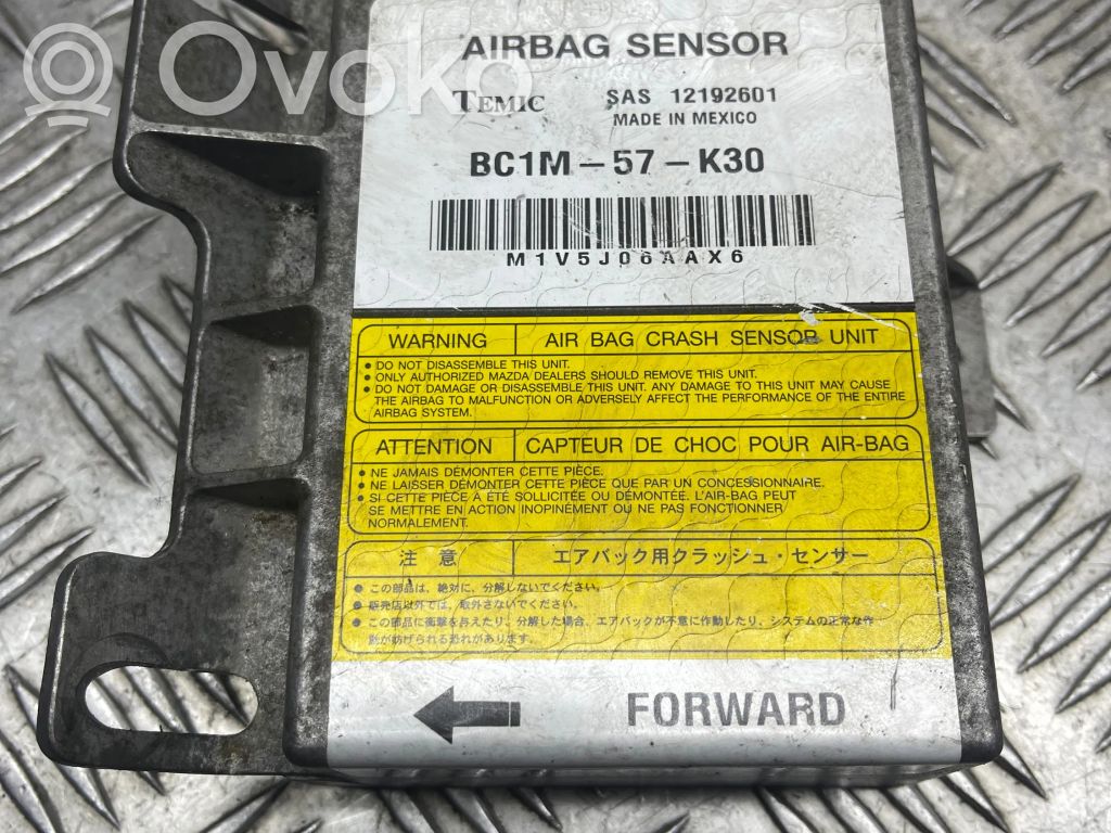 Airbag control unit/module   BC1M57K30,12192601