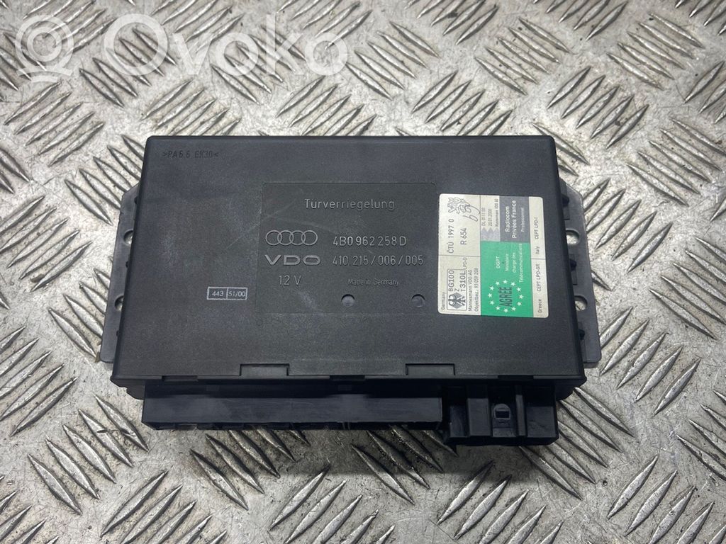 Audi A6 S6 C5 4B Moduł / Sterownik komfortu 