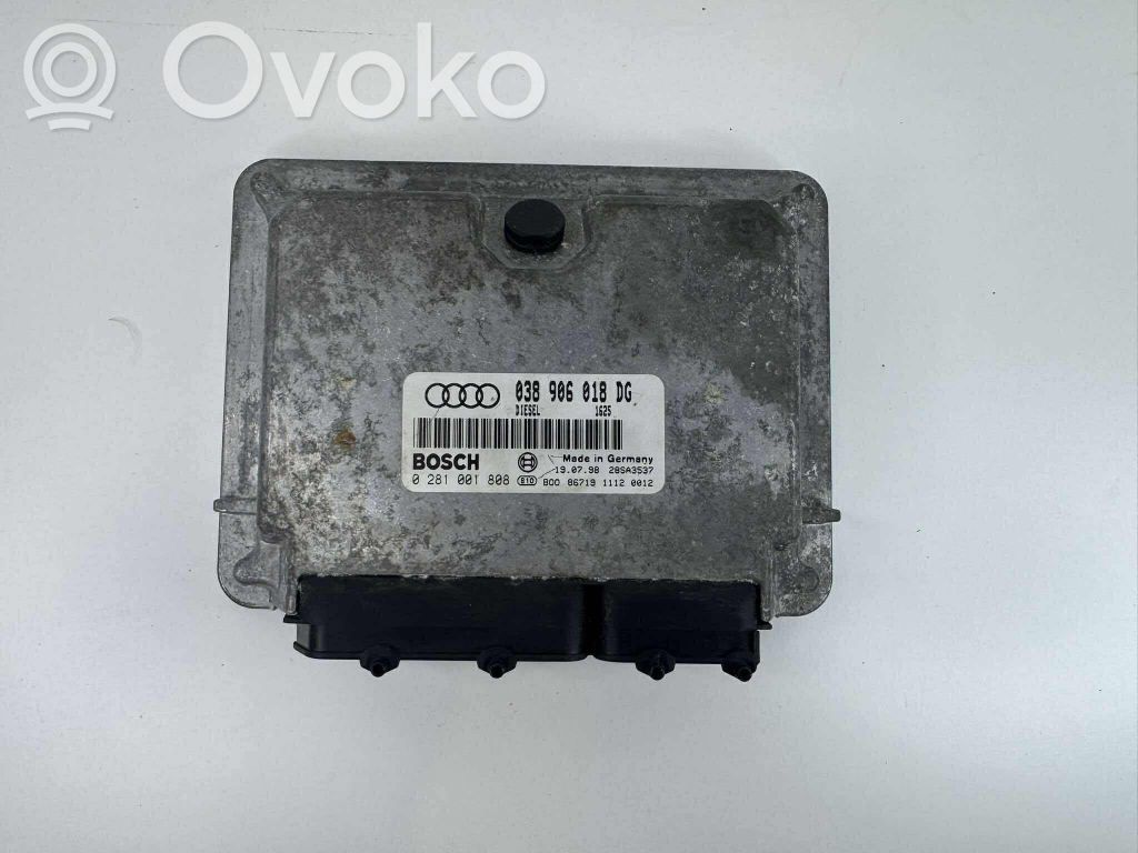 Engine control unit/module   038906018DG,0281001808,28SA3537