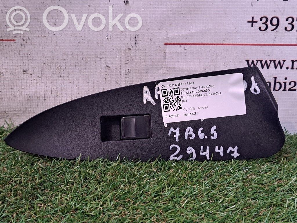Toyota RAV 4 (XA30) Sähkötoimisen ikkunan ohjauskytkin 