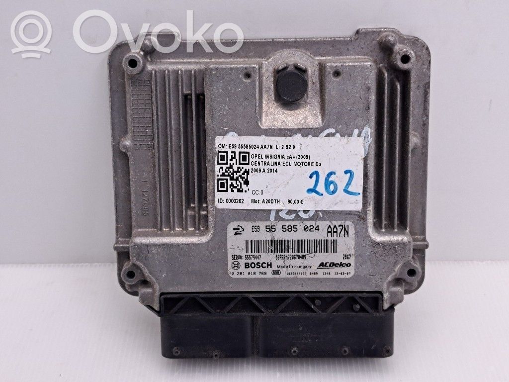 Opel Insignia A Sterownik / Moduł ECU 