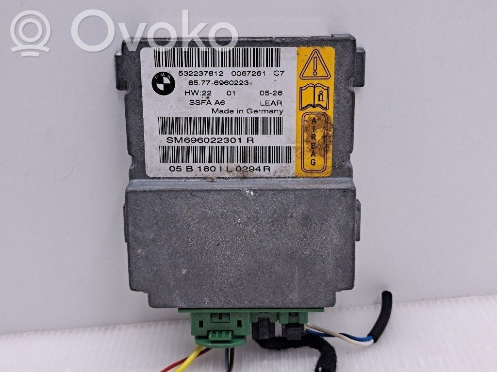 BMW 7 E65 E66 Unidad de control/módulo del Airbag 