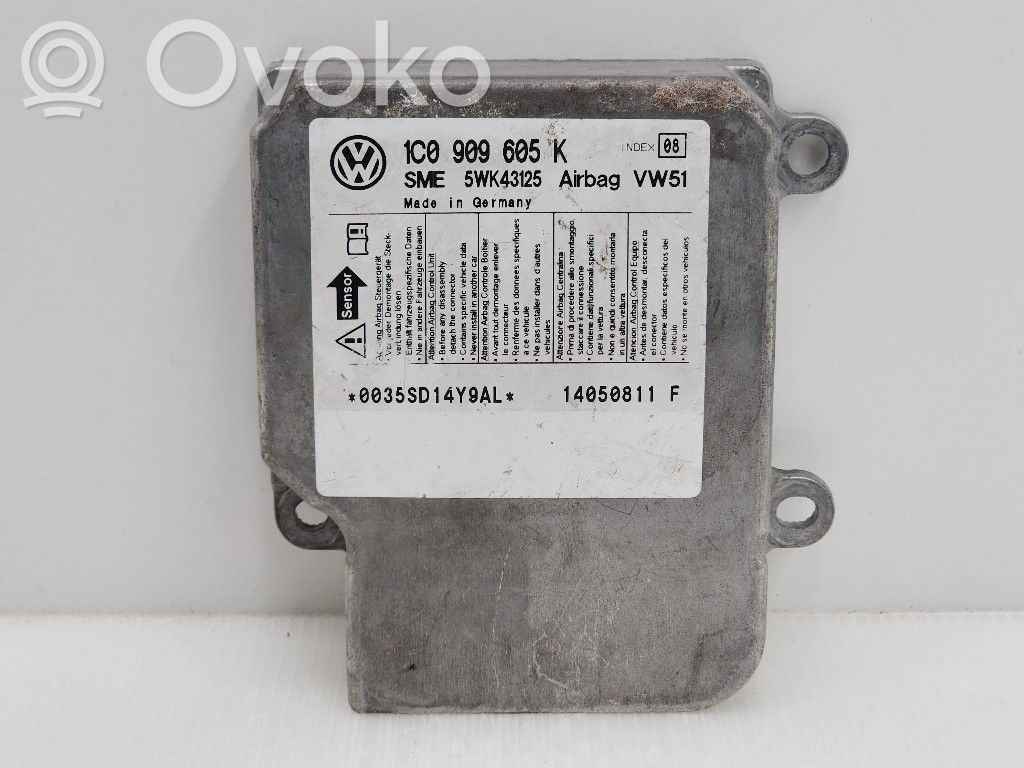Volkswagen Polo Unidad de control/módulo del Airbag 
