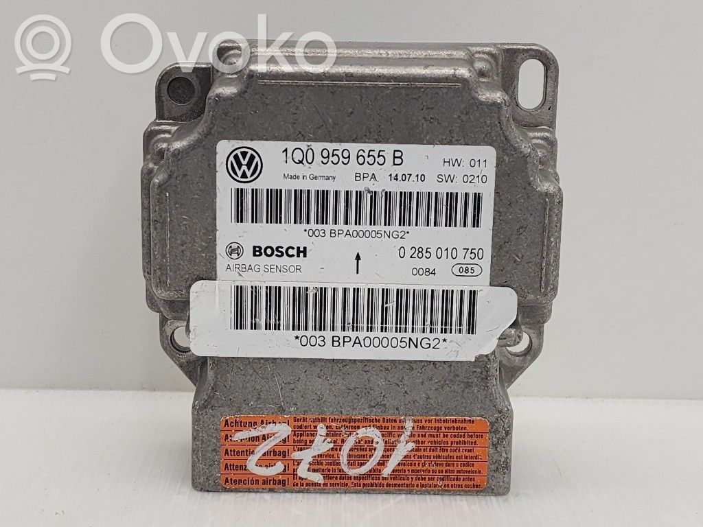 Airbag control unit/module   1Q0959655B,1Q0959655B,CAXA