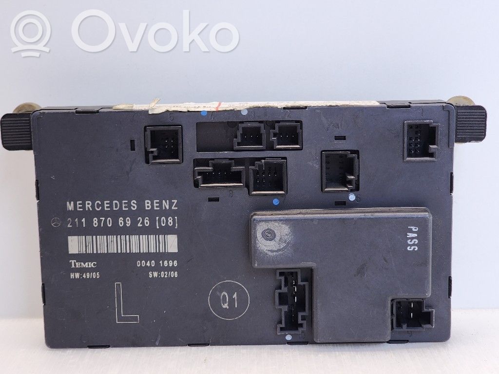 Mercedes-Benz E W211 Door control unit/module 