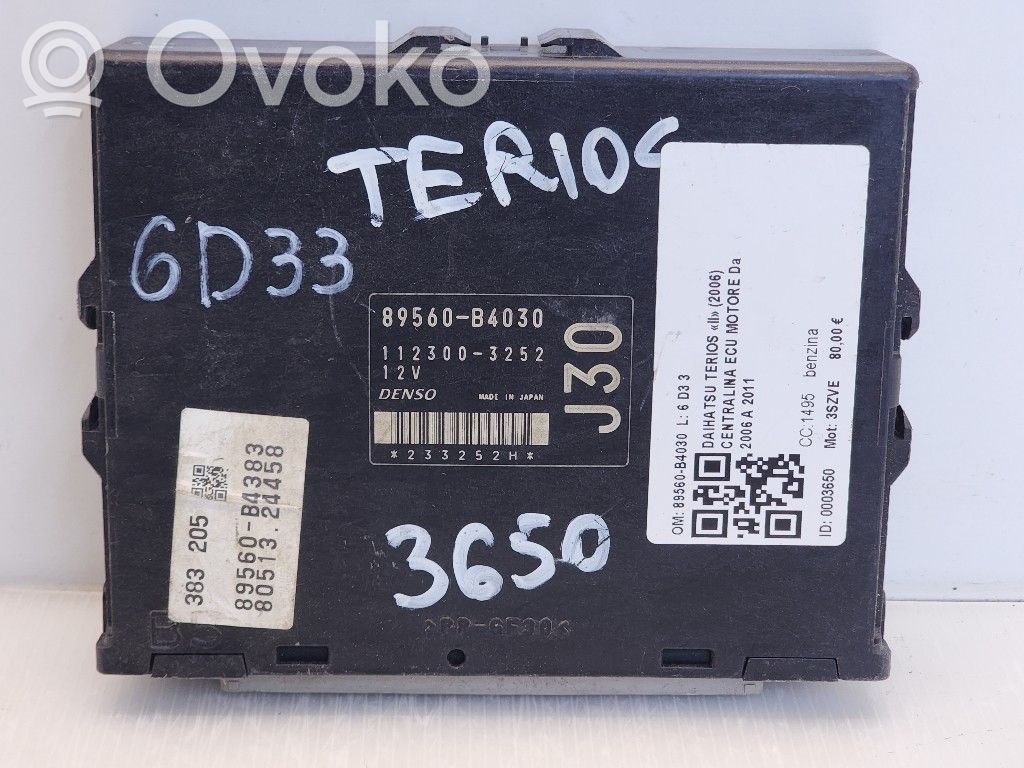 Daihatsu Terios Calculateur moteur ECU 