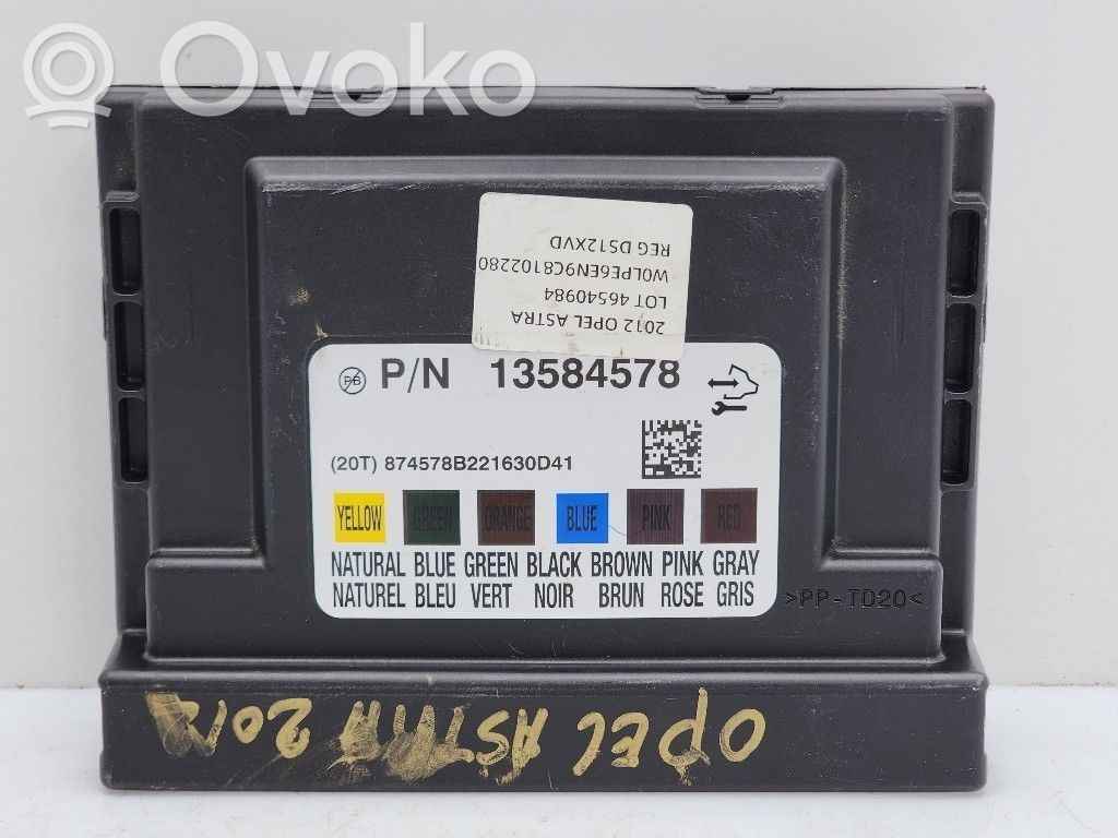 Opel Astra J Mukavuusmoduuli 