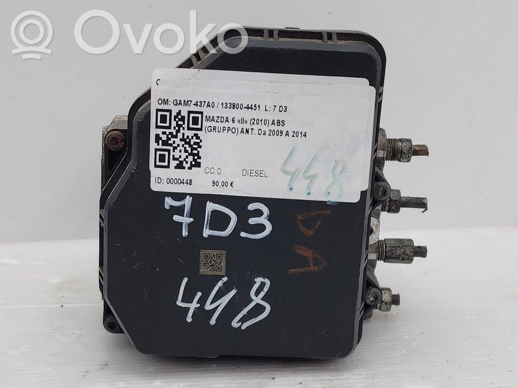 Mazda 6 ABS Pump 