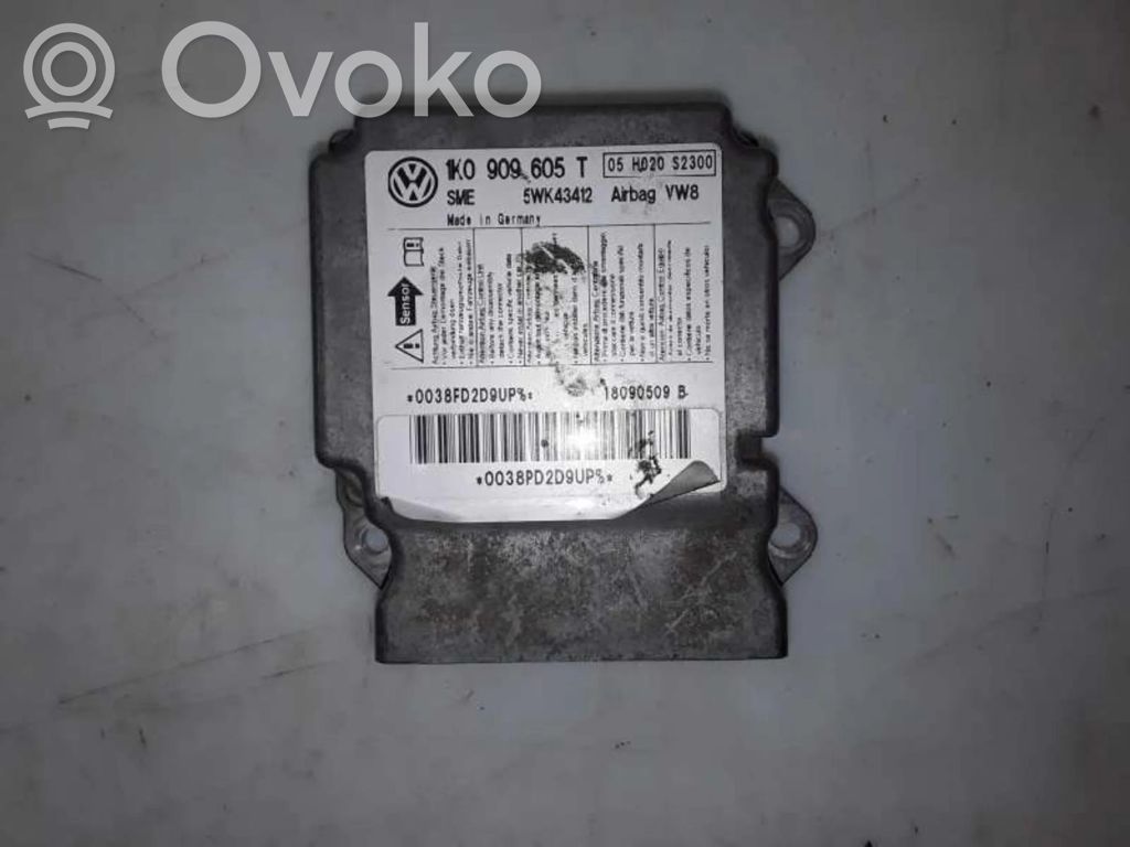 Volkswagen Golf Plus Unitate/modul de comandă airbaguri 