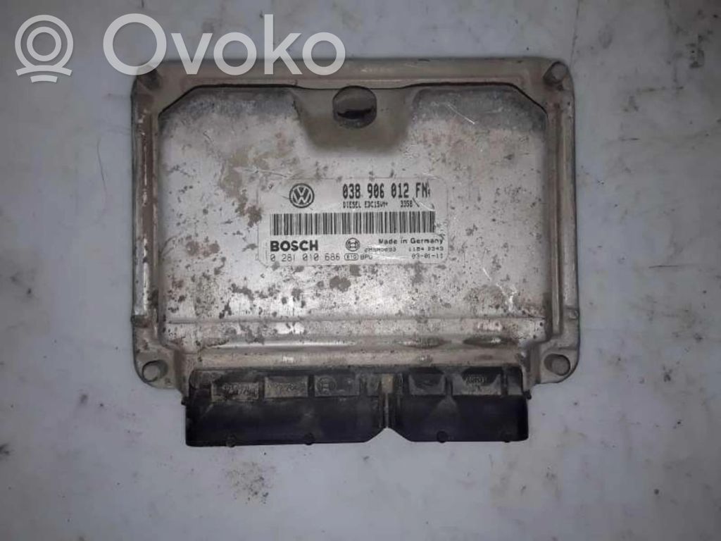 Unité de commande, module ECU de moteur   038906012