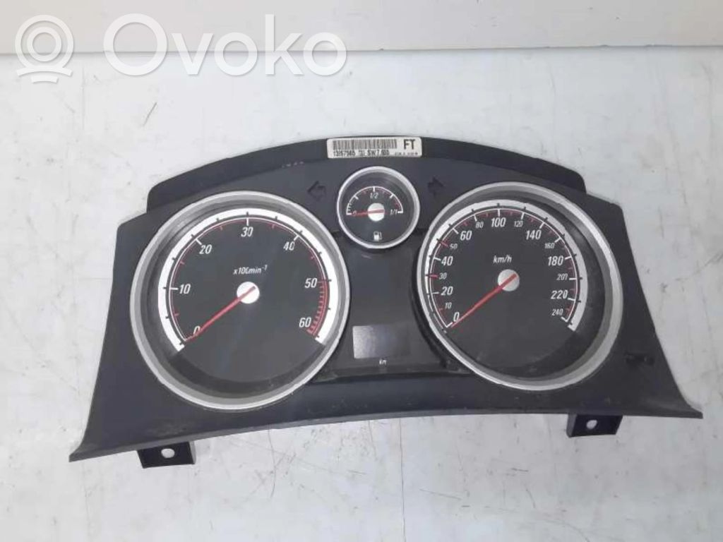 Opel Astra H Speedometer (instrument cluster) 