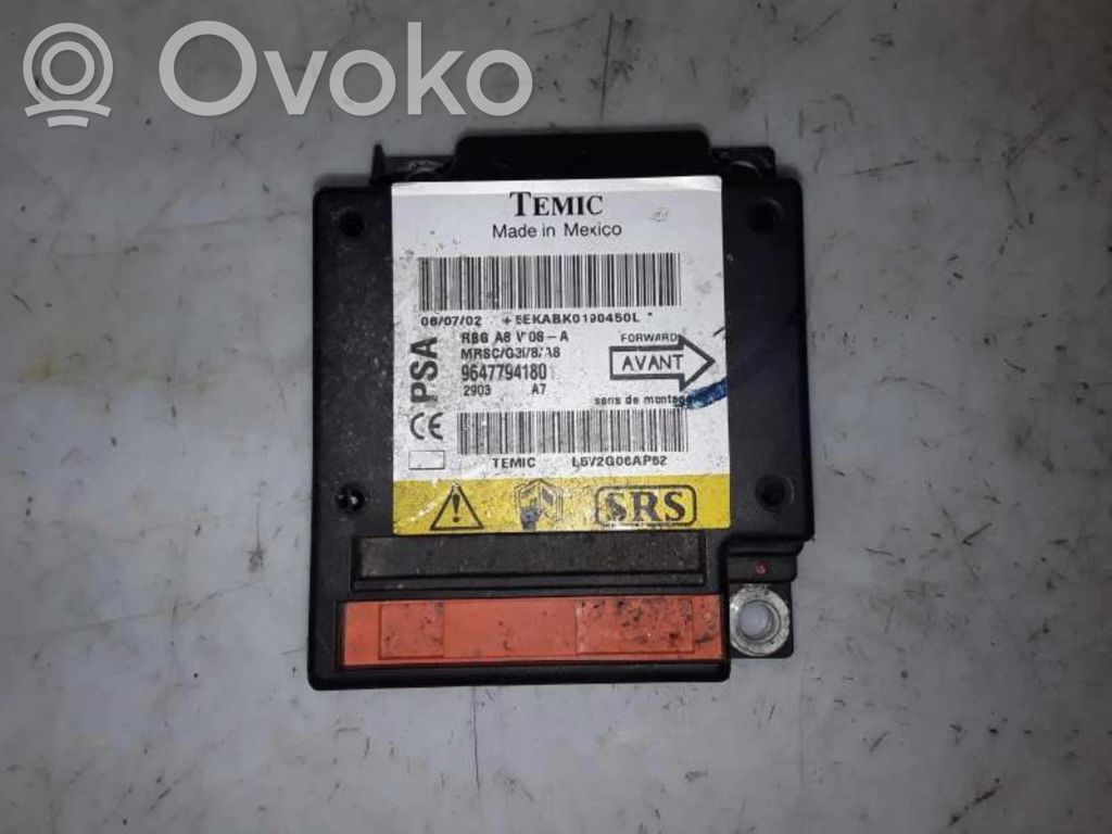 Citroen C3 Centralina/modulo airbag