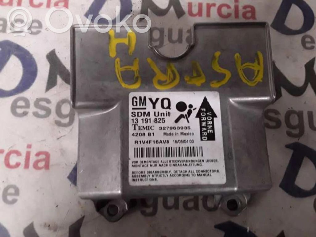 Unidad de control/módulo del Airbag   13191825