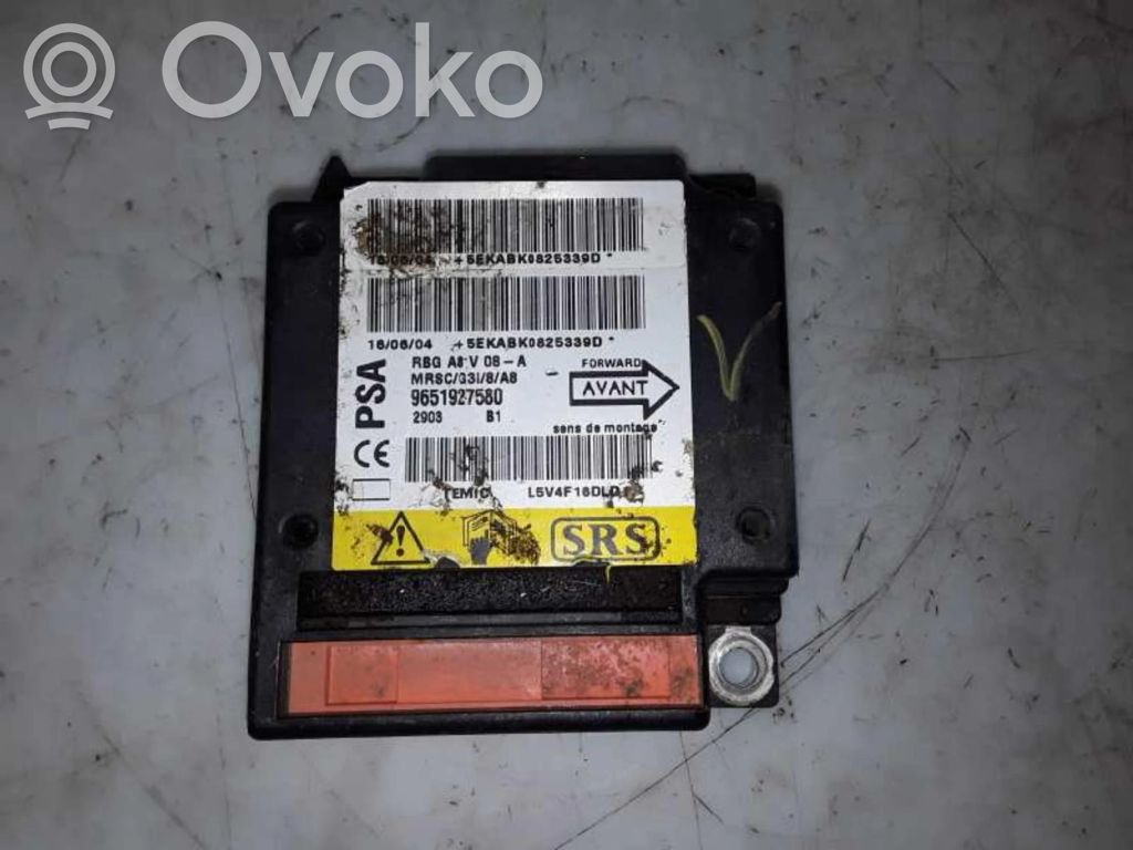 Module de contrôle airbag   9651927580