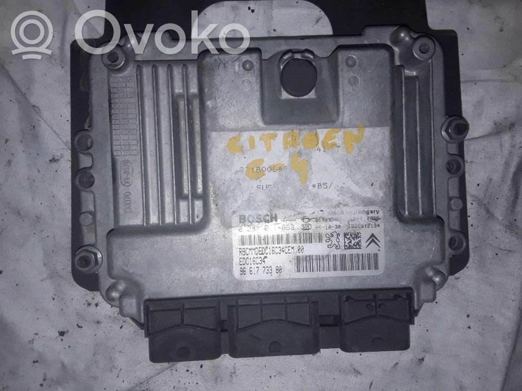 Unité de commande, module ECU de moteur   9661773380