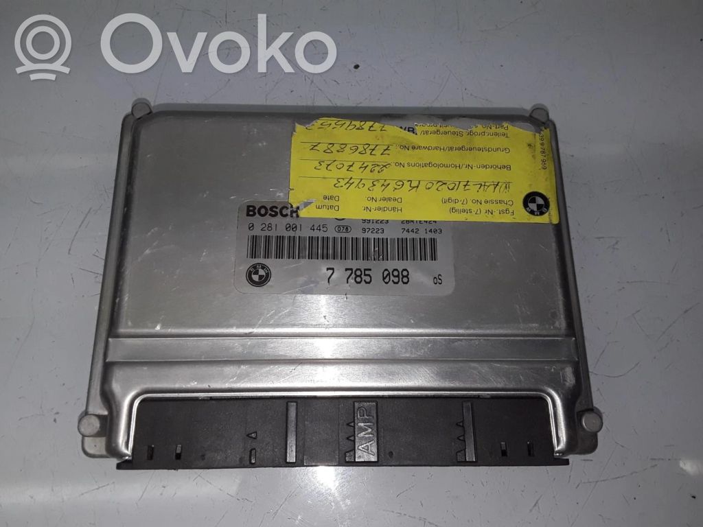Unidad de control/módulo ECU del motor   0281001445