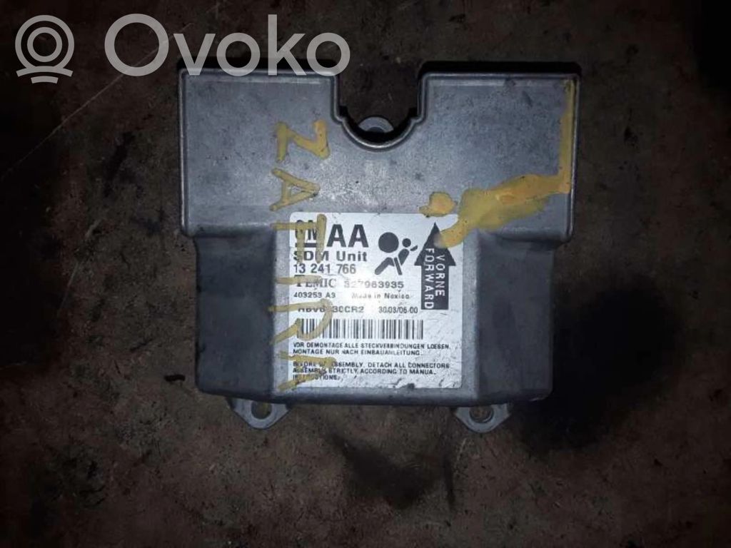 Centralina/modulo airbag   13241766