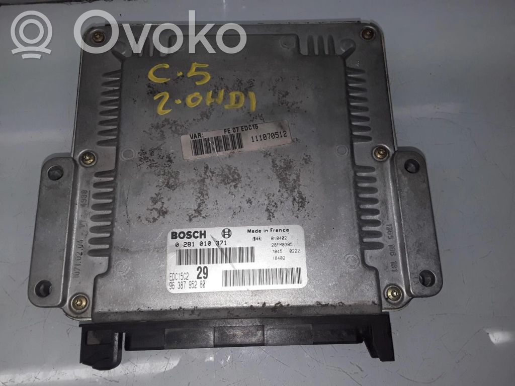 Citroen Berlingo Centralina/modulo motore ECU