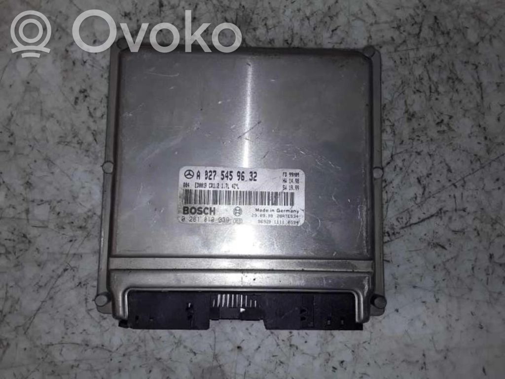 Mercedes-Benz A W169 Unitate control motor/modul ECU 