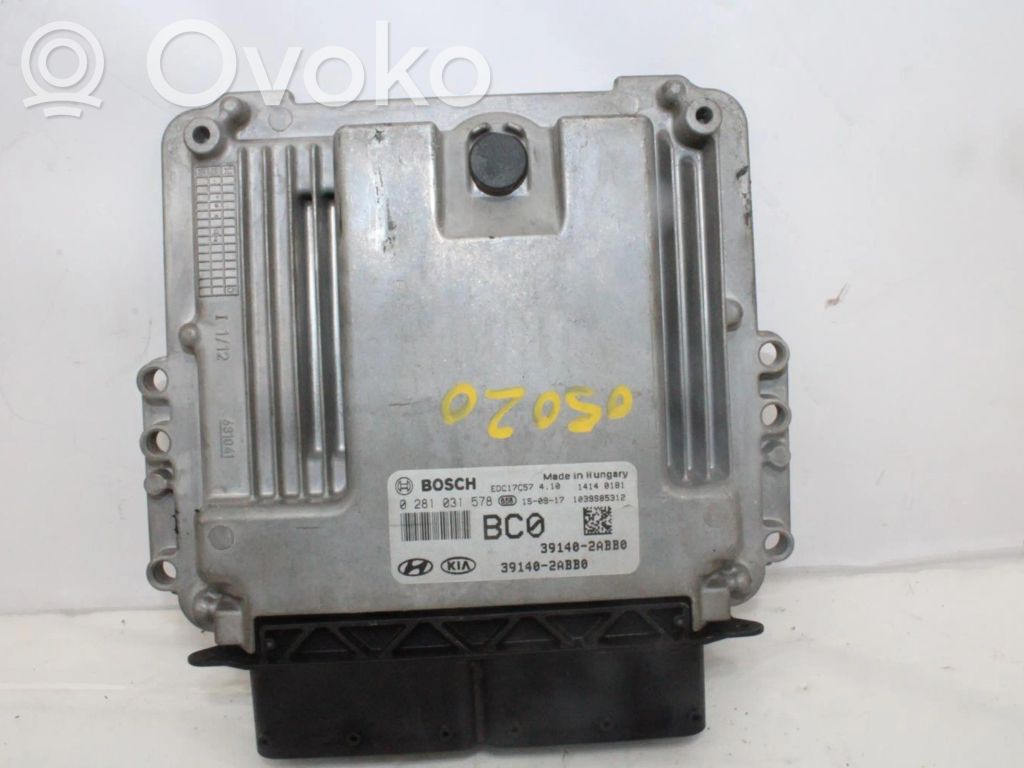 Unidad de control/módulo ECU del motor   0281031578