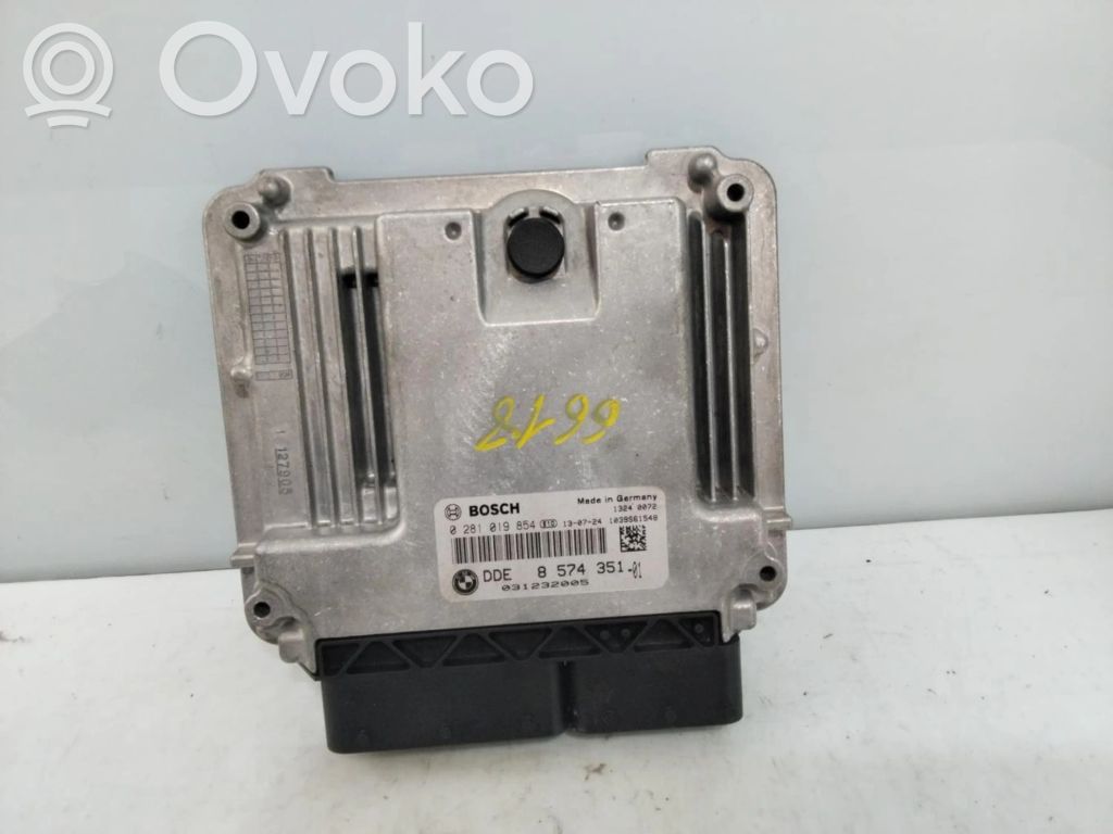 BMW X1 E84 Unidad de control/módulo ECU del motor 