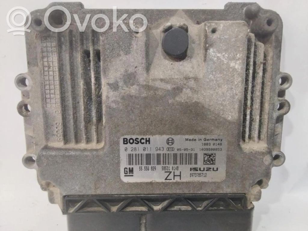 Opel Astra H Unité de commande, module ECU de moteur 