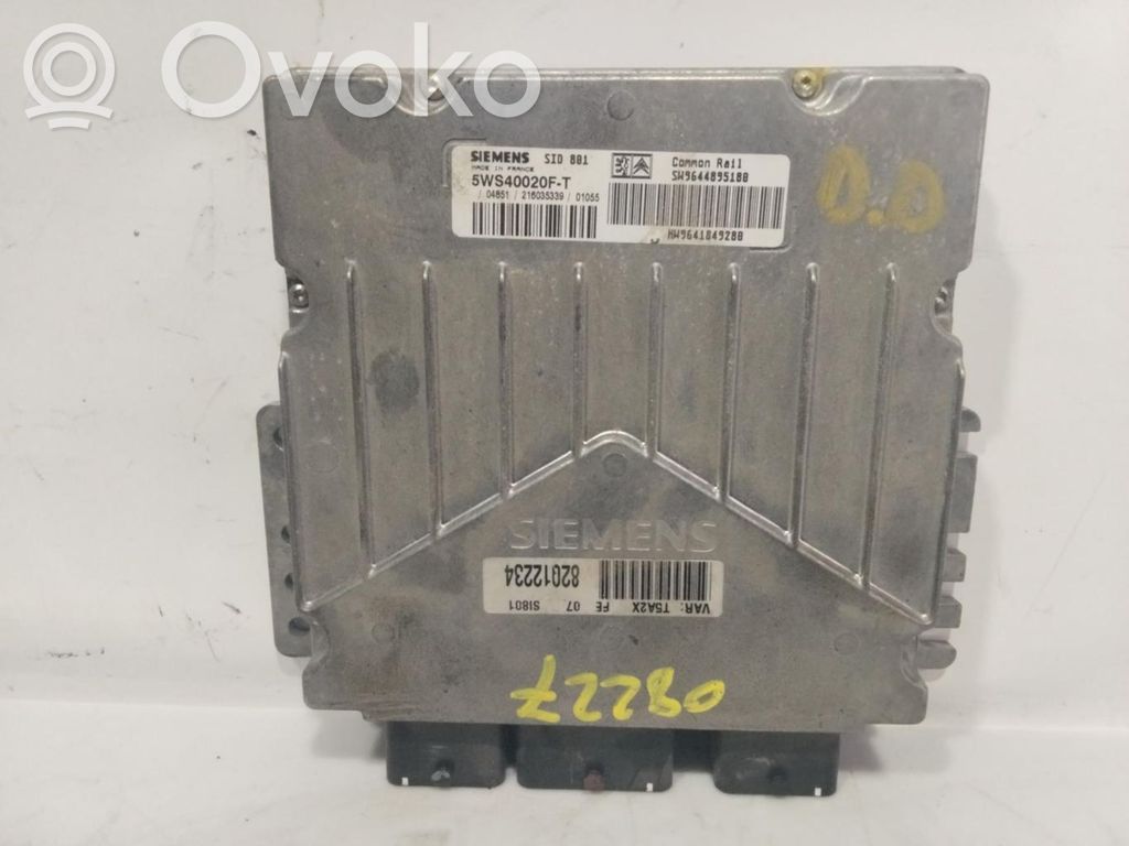 Unité de commande, module ECU de moteur   9644895180