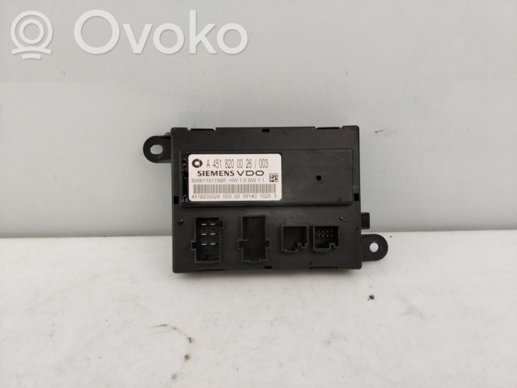 Unidad de control/módulo del motor   A4518200026