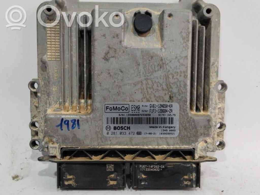 Ford Kuga I Centralina/modulo motore ECU