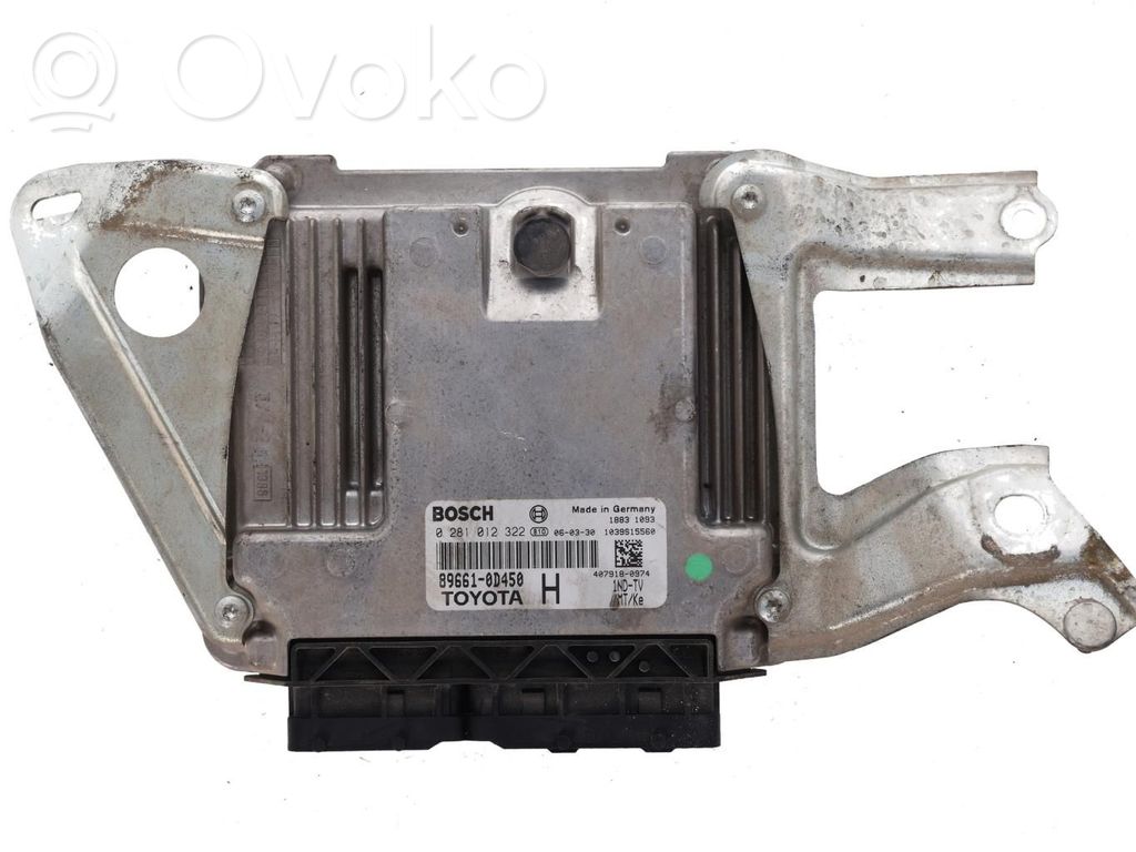 Toyota Yaris Unité de commande, module ECU de moteur 