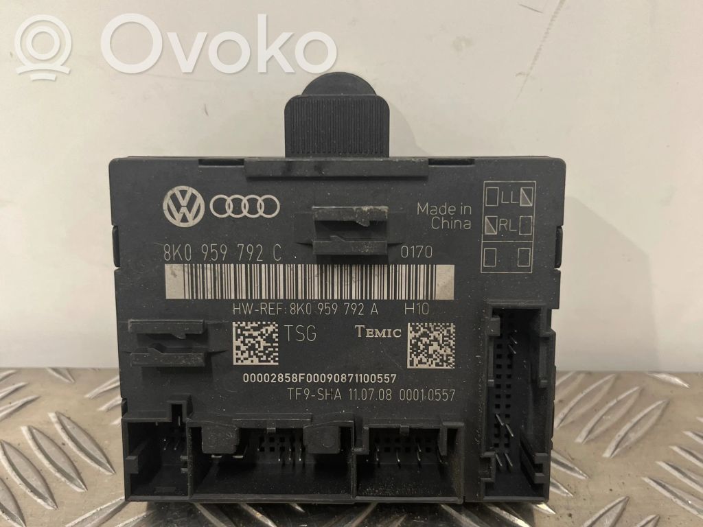 Audi A4 S4 B8 8K Door control unit/module 