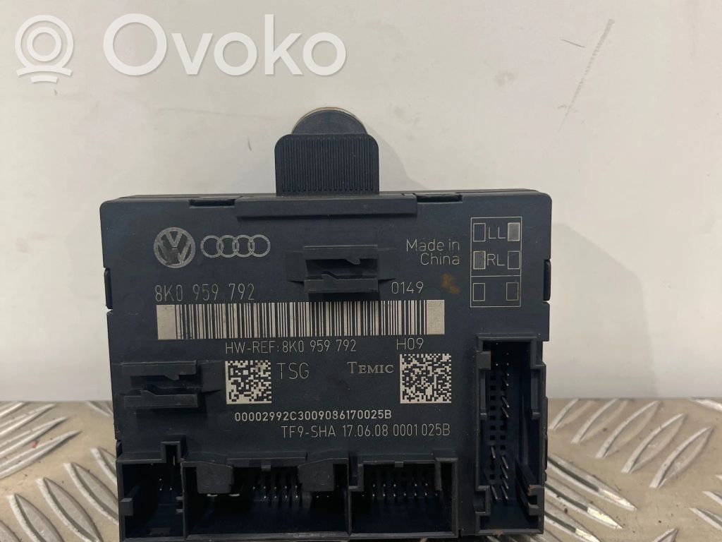 Audi A4 S4 B8 8K Door control unit/module 