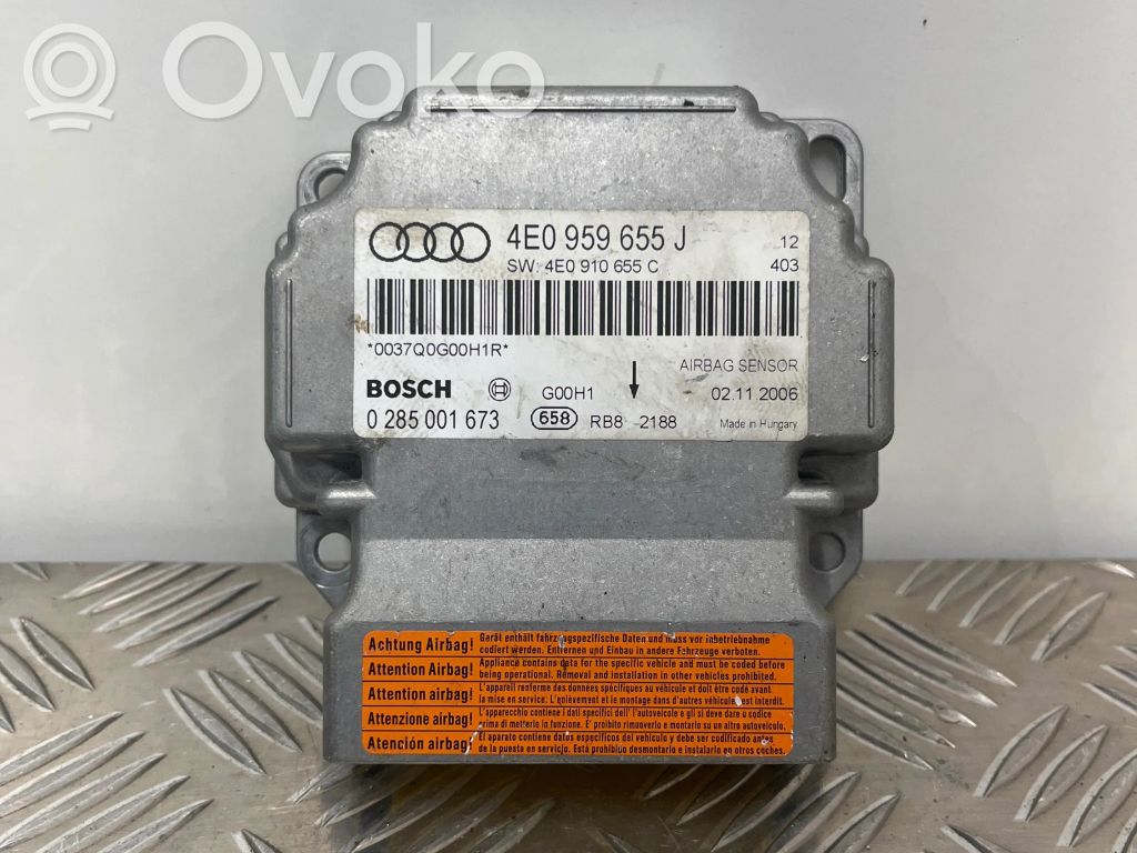 Audi A8 S8 D3 4E Airbag control unit/module 