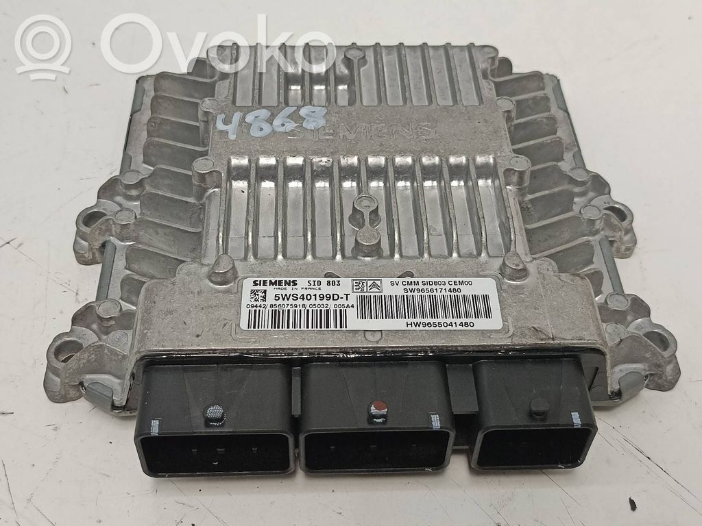 Unidad de control/módulo del motor   9656171480