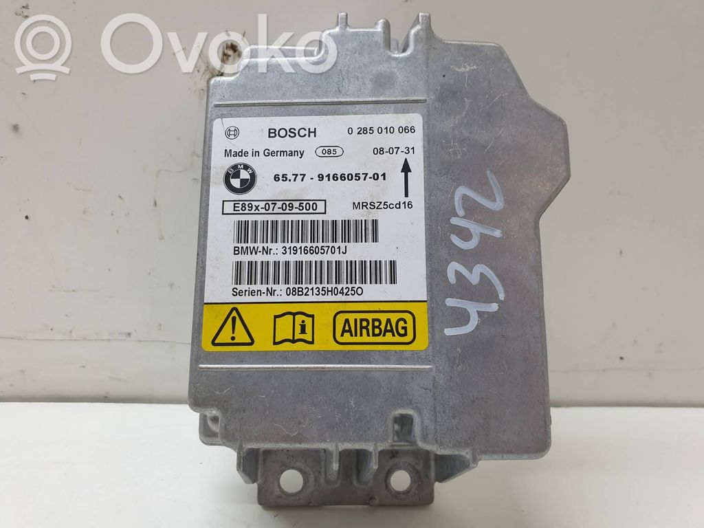 Unidad de control/módulo del Airbag   0285010066,BMWSERIE1