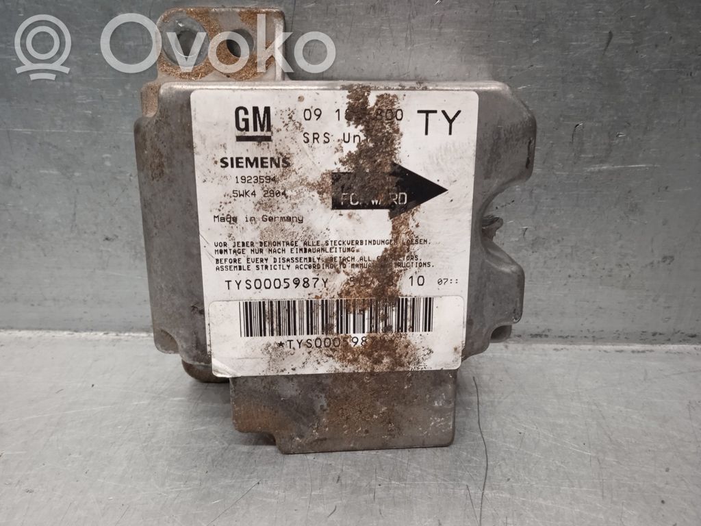Opel Vectra B Module de contrôle airbag