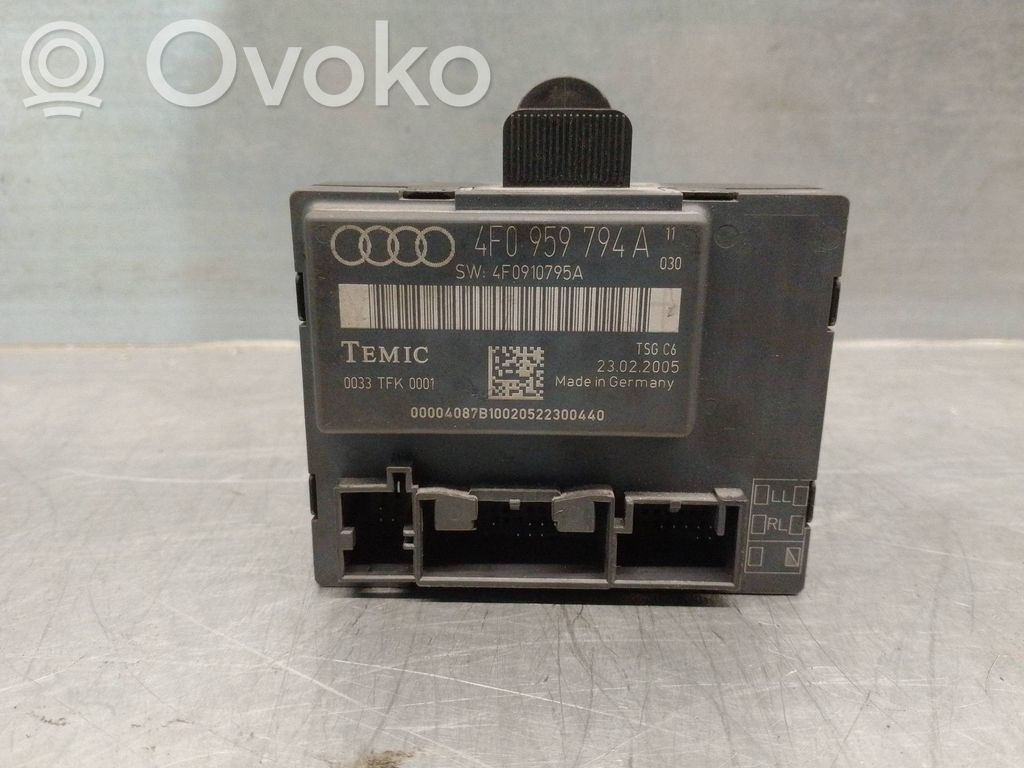 Audi A6 S6 C6 4F Vartų valdymo modulis 