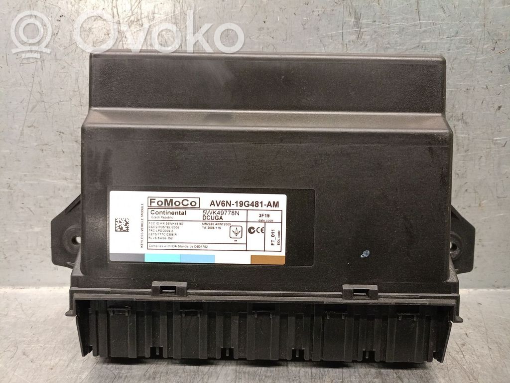 Ford C-MAX II Komfortsteuergerät Bordnetzsteuergerät