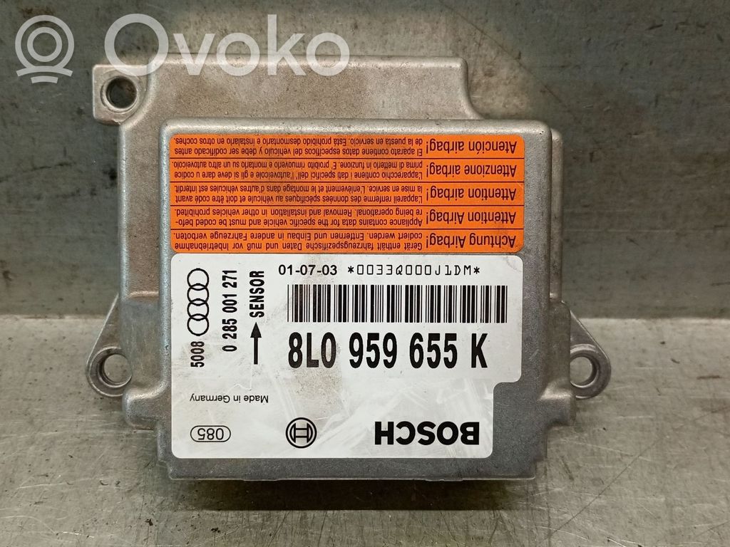 Audi A3 S3 8L Sterownik / Moduł Airbag 