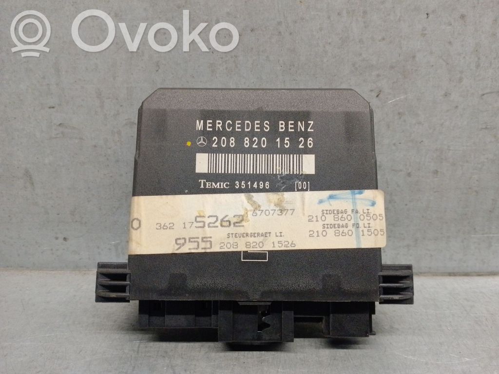 Mercedes-Benz E W210 Unité de commande portail 