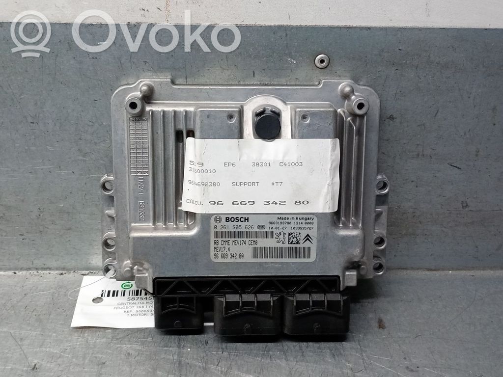 Peugeot 308 Sterownik / Moduł ECU 