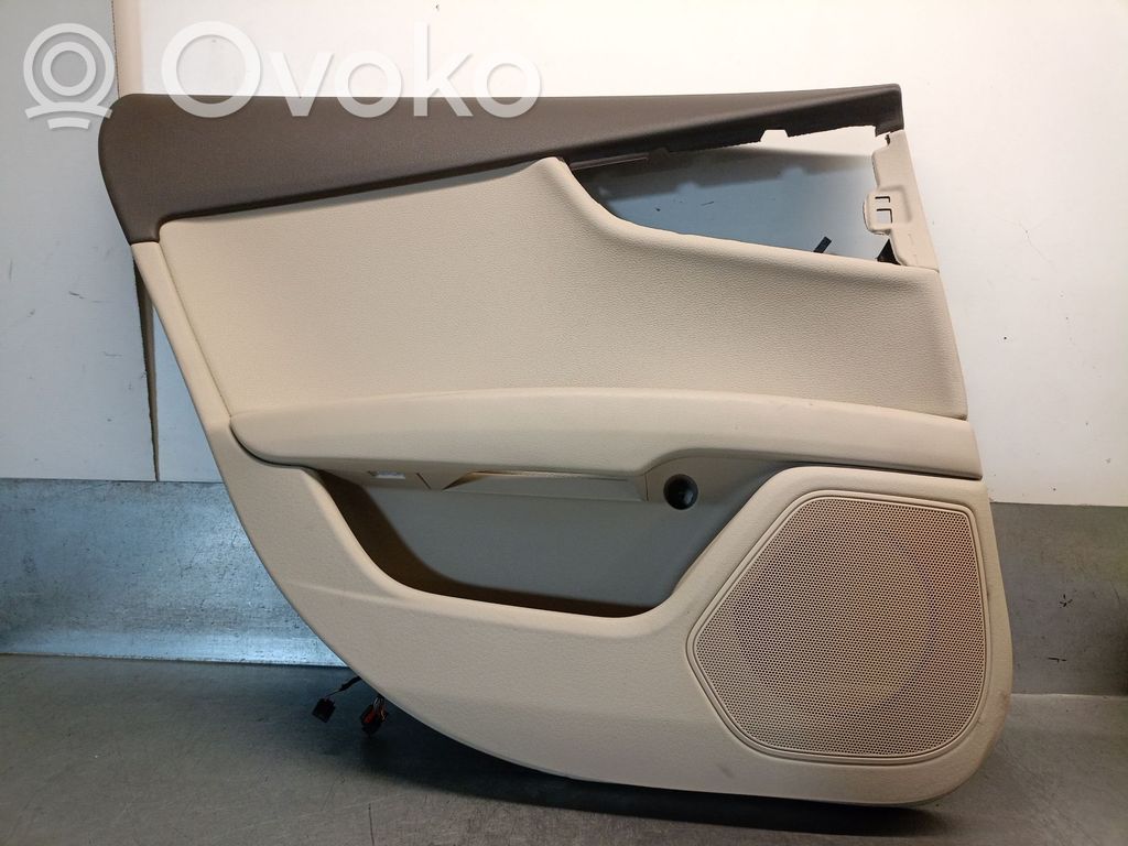 Audi A7 S7 4G Moldura del tarjetero de la puerta trasera 