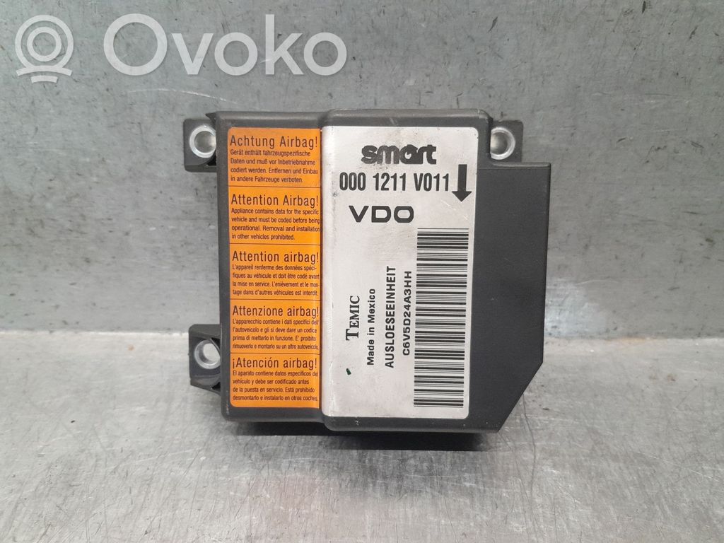 Smart ForTwo I MC01 Sterownik / Moduł Airbag