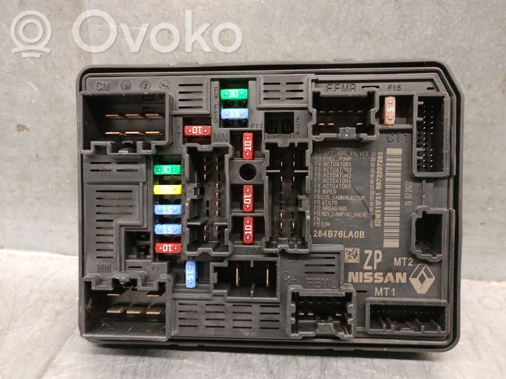 Nissan Juke II F16 Saugiklių dėžė (komplektas) 