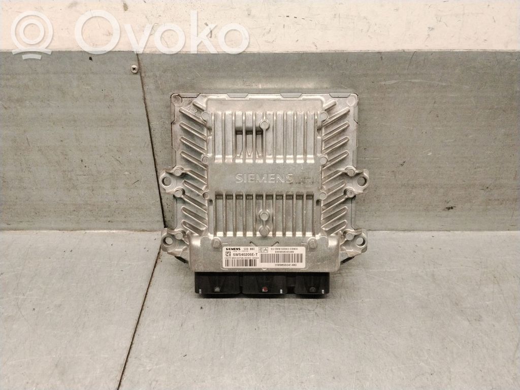 Peugeot 407 Sterownik / Moduł ECU 